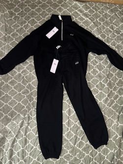 Black Alo Quarter-zip Set