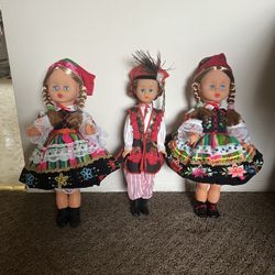 Polish Doll Set Of Three