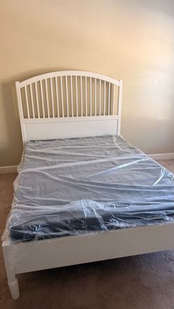IKEA bed frame with box spring