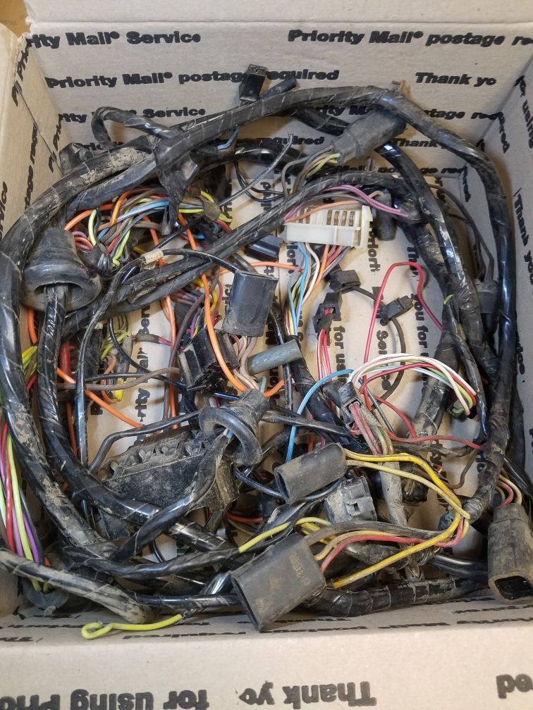 1972 ford f100 f250 main wireing harness