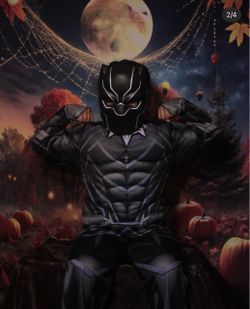 Kids black panther costume
