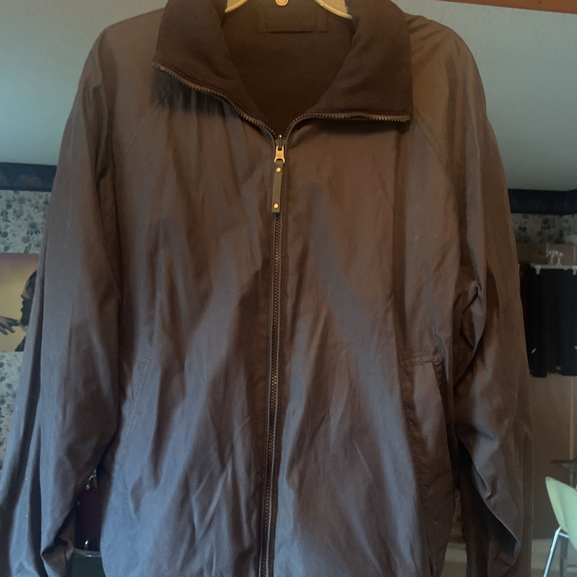 Winter Jacket, Fleece Lining, Blaxk