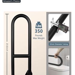 Tilting safety grab bar