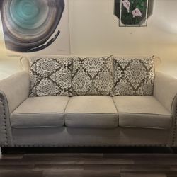 Beautiful Cream Color Sofa 