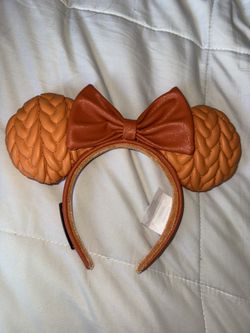 Disney Pumpkin Spice Woven Ears