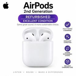 Apple Airpods 2nd Generation(Original Apple) A1602