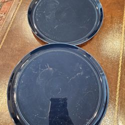 Crate & Barrel Set Of 4 Dinner Plates 