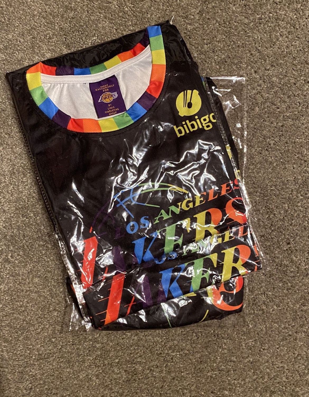 2022 Lakers Jersey Pride Night Size XL “ Limited, Edition”