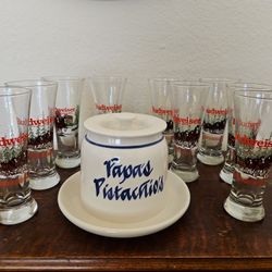 Budweiser Glasses  Collector 1989 Clydesdales Horses