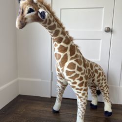 Melissa & Doug Giraffe Lifelike Plush Stuffed Animal