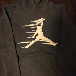 Nike Air Jordan Flight MVP HBR Fleece Pullover Hoodie KIDS (95D228-023) Size L