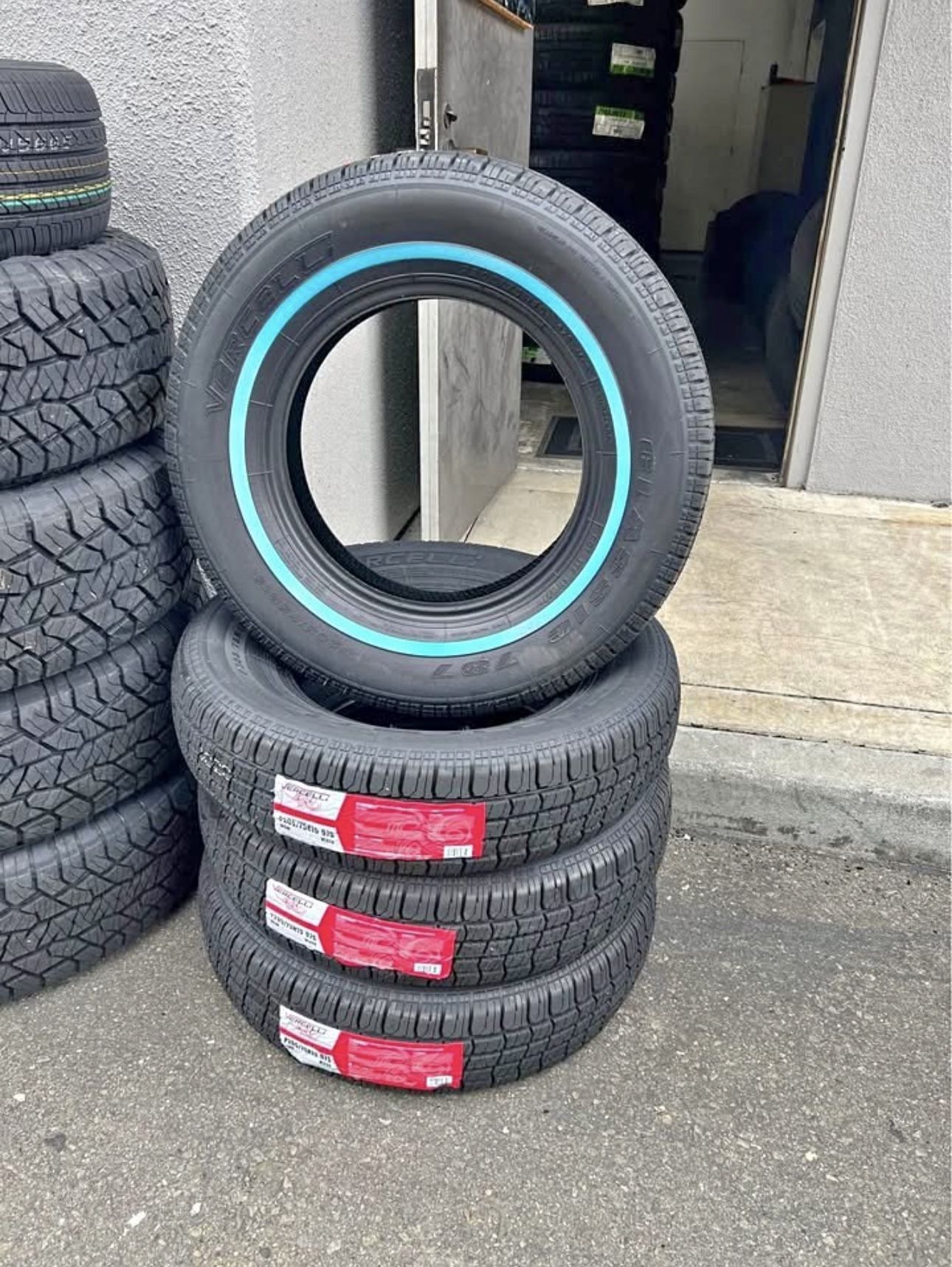 205/75R15 Vercelli White Wall Tires In Stock For Sale, WE FINANCE