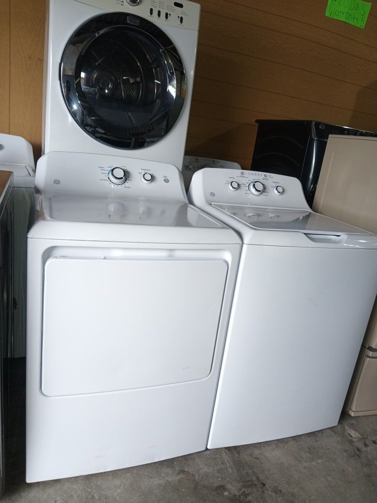 G/E Washer And Dryer Set Both Works Good 2️⃣ Months Warranty 📌