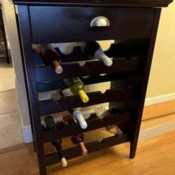 Beautiful Wood 16 Bottle Wine Rack With Drawer - MACYS HOME 