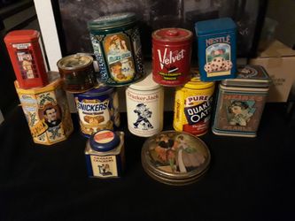 Vintage metal boxes