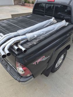 Side pipes crome