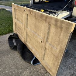 36”x 80” solid wood frond door