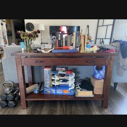 Like New Madera World Market Console Table Moving Sale