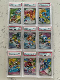 Pokemon First Partner Series 1 SEQUENTIAL PSA 10 Set