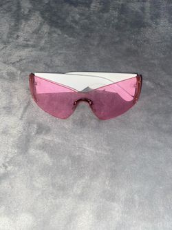 pink glasses
