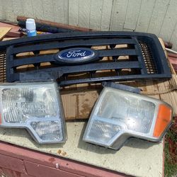 F-150 Head Lights And Front Grill