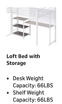 Loft Bed With Desk 
