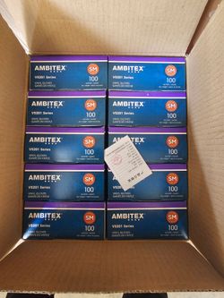 AMBITEX VYNIL CLEAR GLOVES