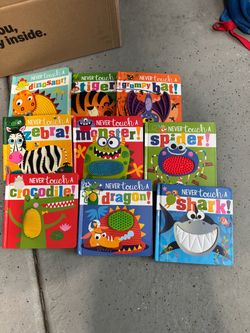 Touch And Feel Board Books $40/all. Excellent Condition, would make a great Christmas gift! Located in West Jordan near 8200 s and Redwood. Cash/venmo