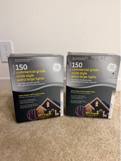 Icicle style lights
