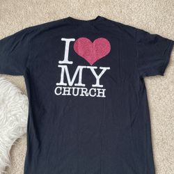 Love My Church Tshirt Size Medium Woman 