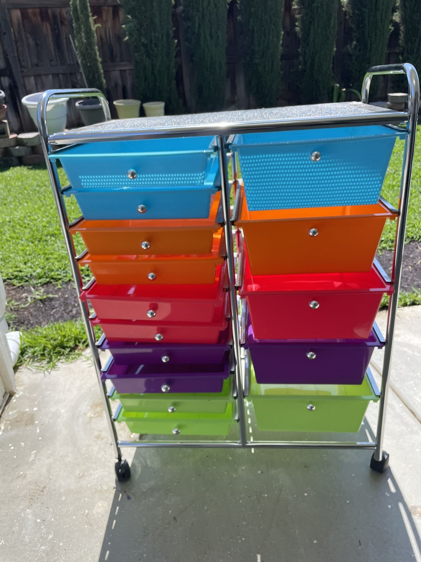 15-drawer Organizer Cart