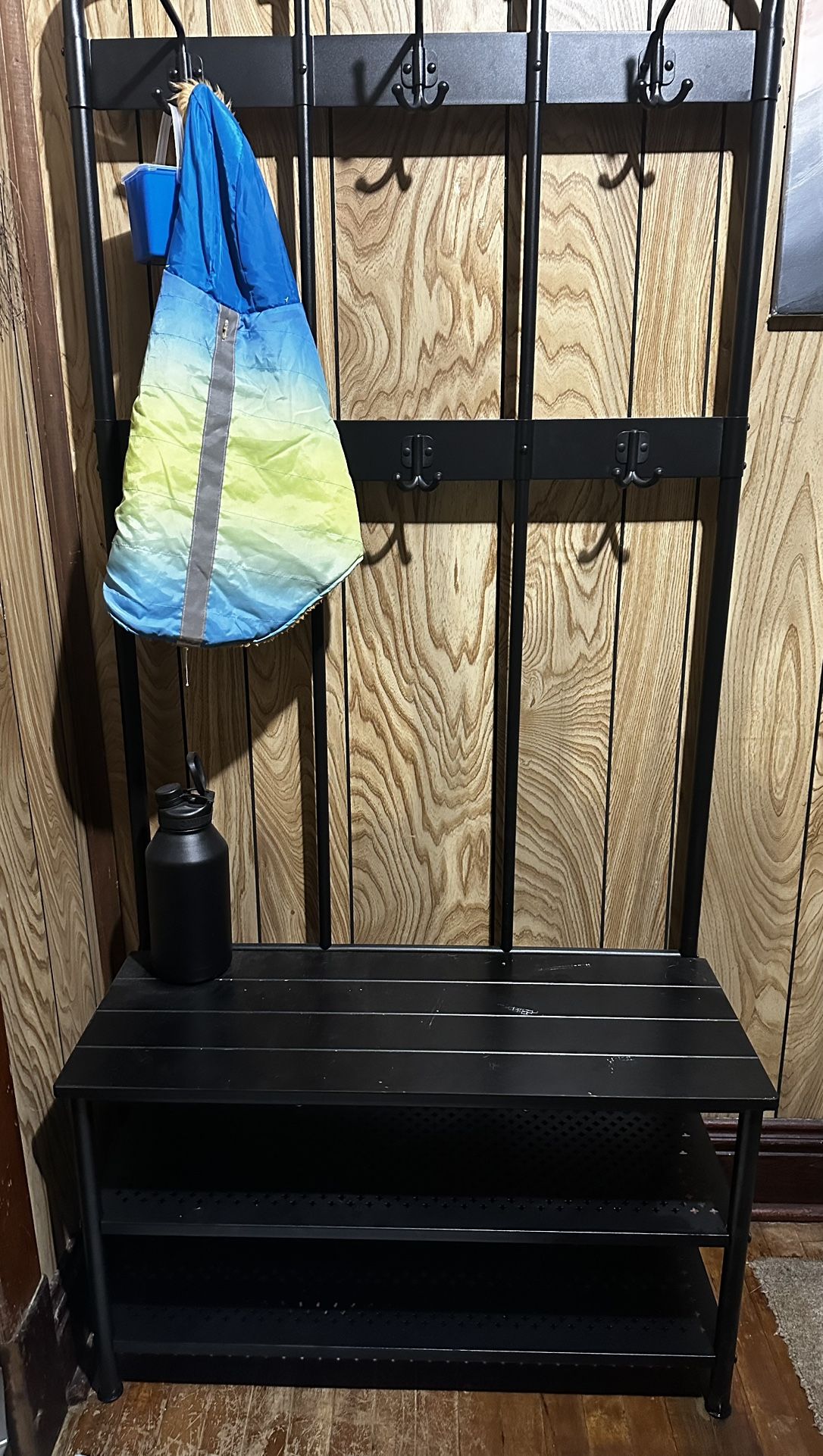 Coat Rack With Shoe Storage