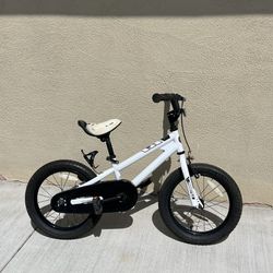 Royal Baby Royal Rider 16” Black Wheels White Bicycle Bike Kids