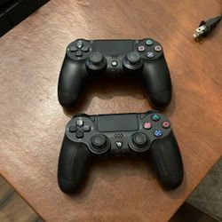Two PS4 Controllers 