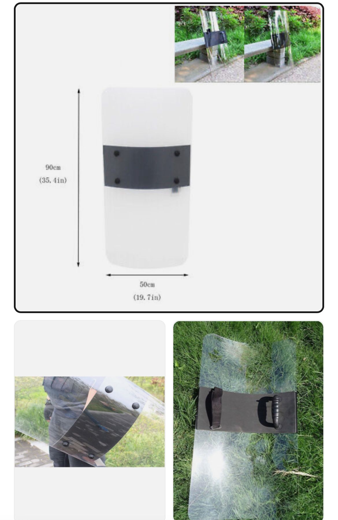 Police Grade Riot Shield
