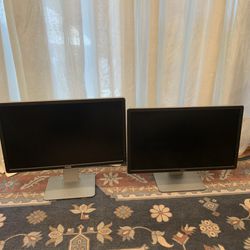 Two 22in Dell Computer Monitors 