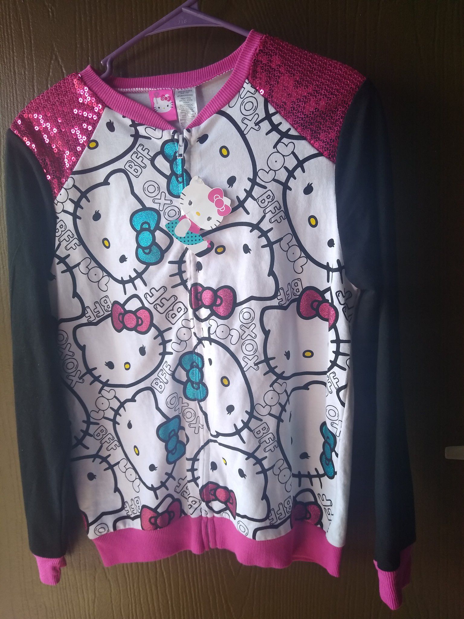 New! Hello Kitty Jacket Size 14/16