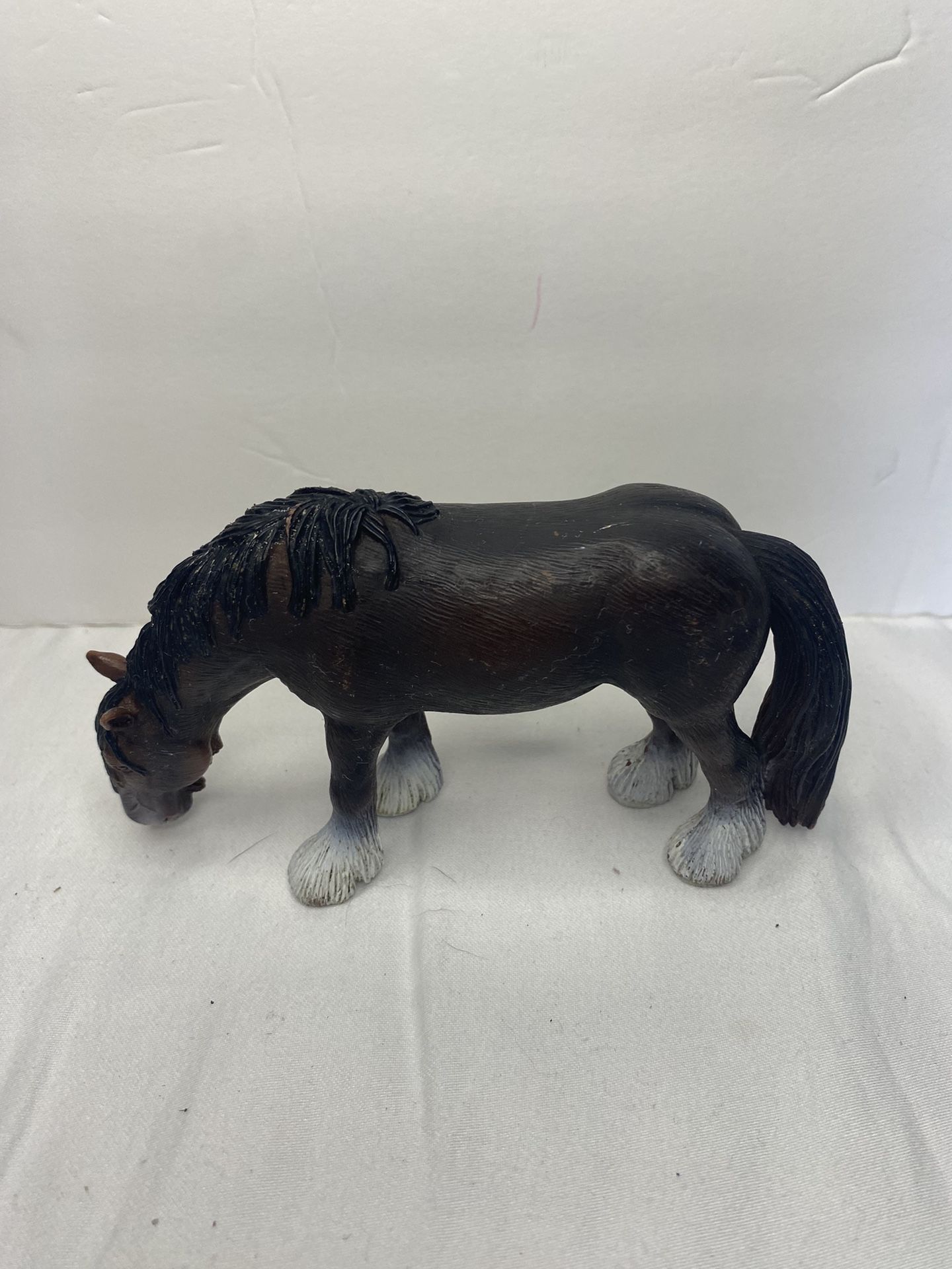 Schleich CLYDESDALE Grazing Mare Horse Animal Figure 2005 Retired 13605