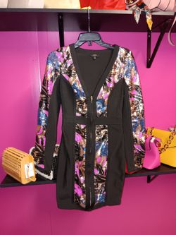 Sequin Bandaged Dress