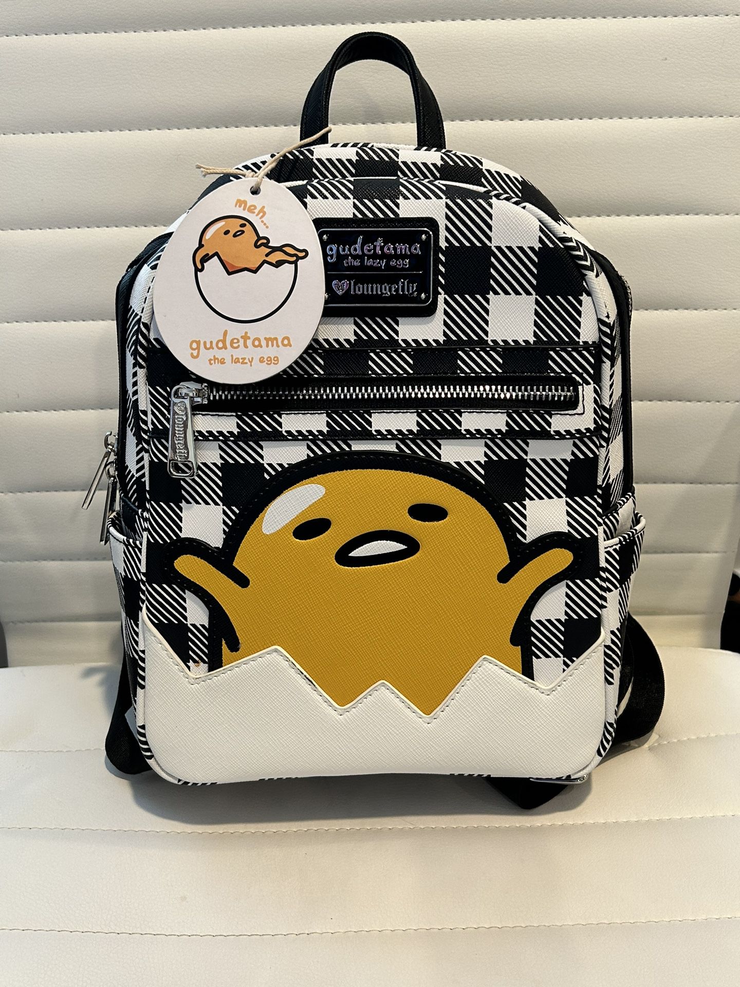 New Loungefly X Sanrio Gudetama Mini Backpack