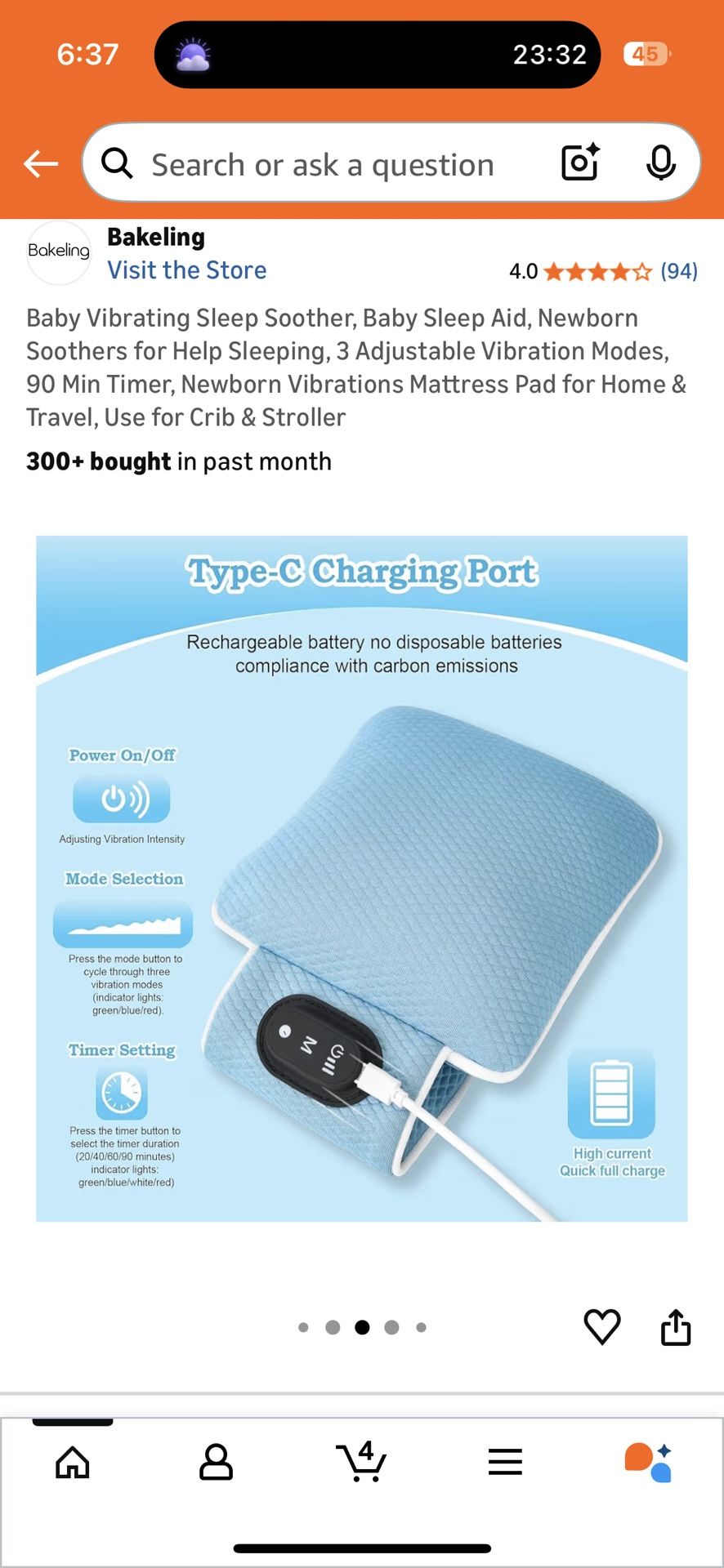 Baby Vibrating Sleep Soother 