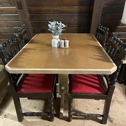 Table & 4 Chairs 