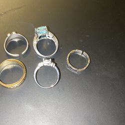 Jewelry 5 Silver Rings 925 $25 For All 5
