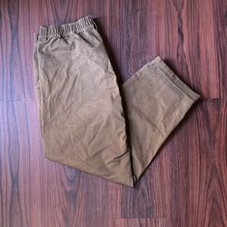 Brixton Canvas Utility Pants Brown