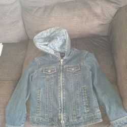 Kids Gap Denim Jacket With Hood, Cross Posted, North Riverside 
