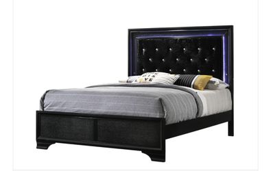 Queen upholstery bed