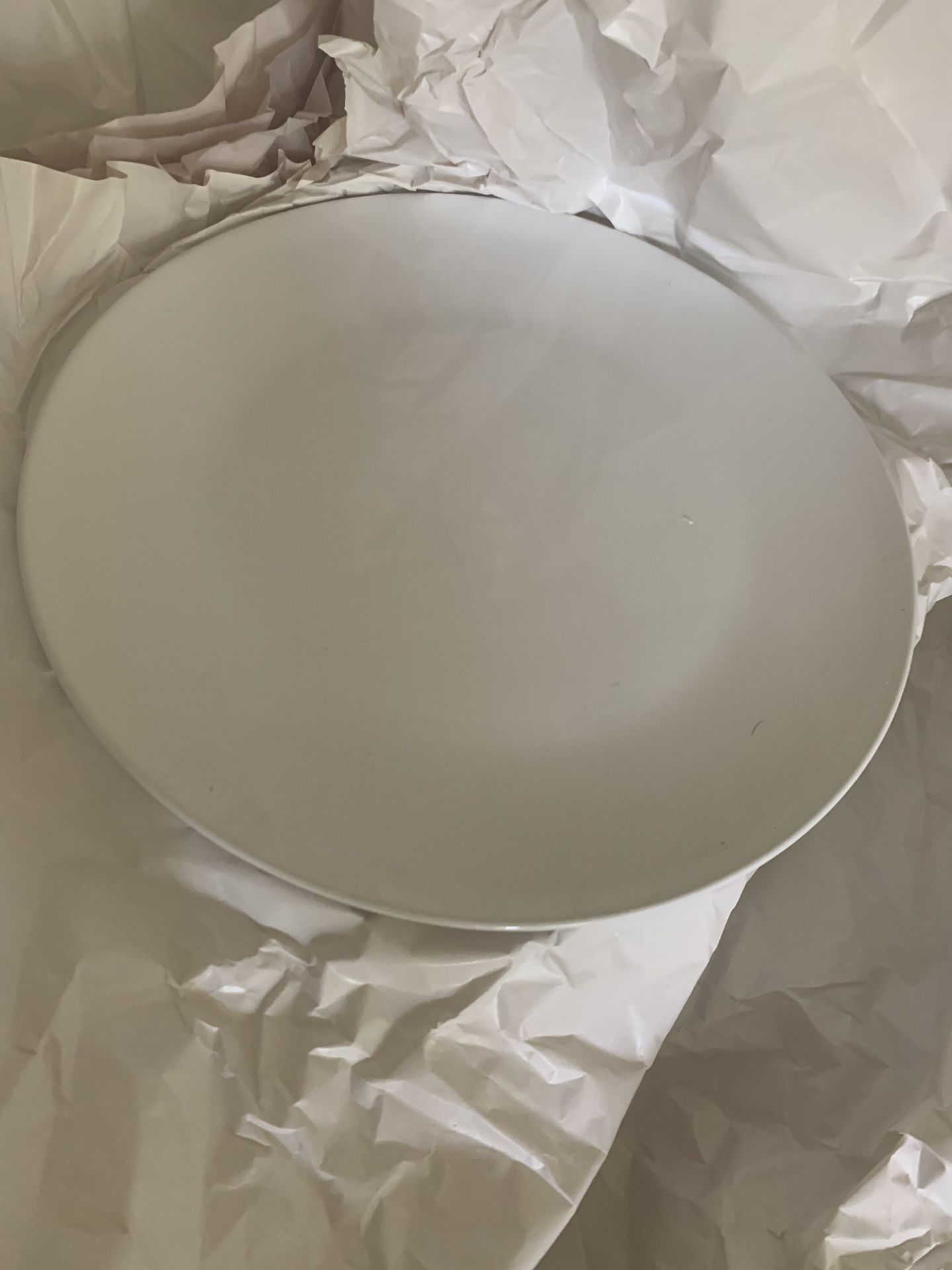 Newly Used all white dishes