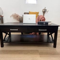 Double Sided Drawer Coffee Table Free Delivery