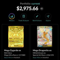 Pokemon Card Lot New Mega Nihil Set 