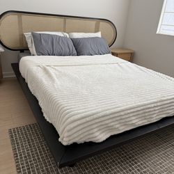 CB2 queen size bed